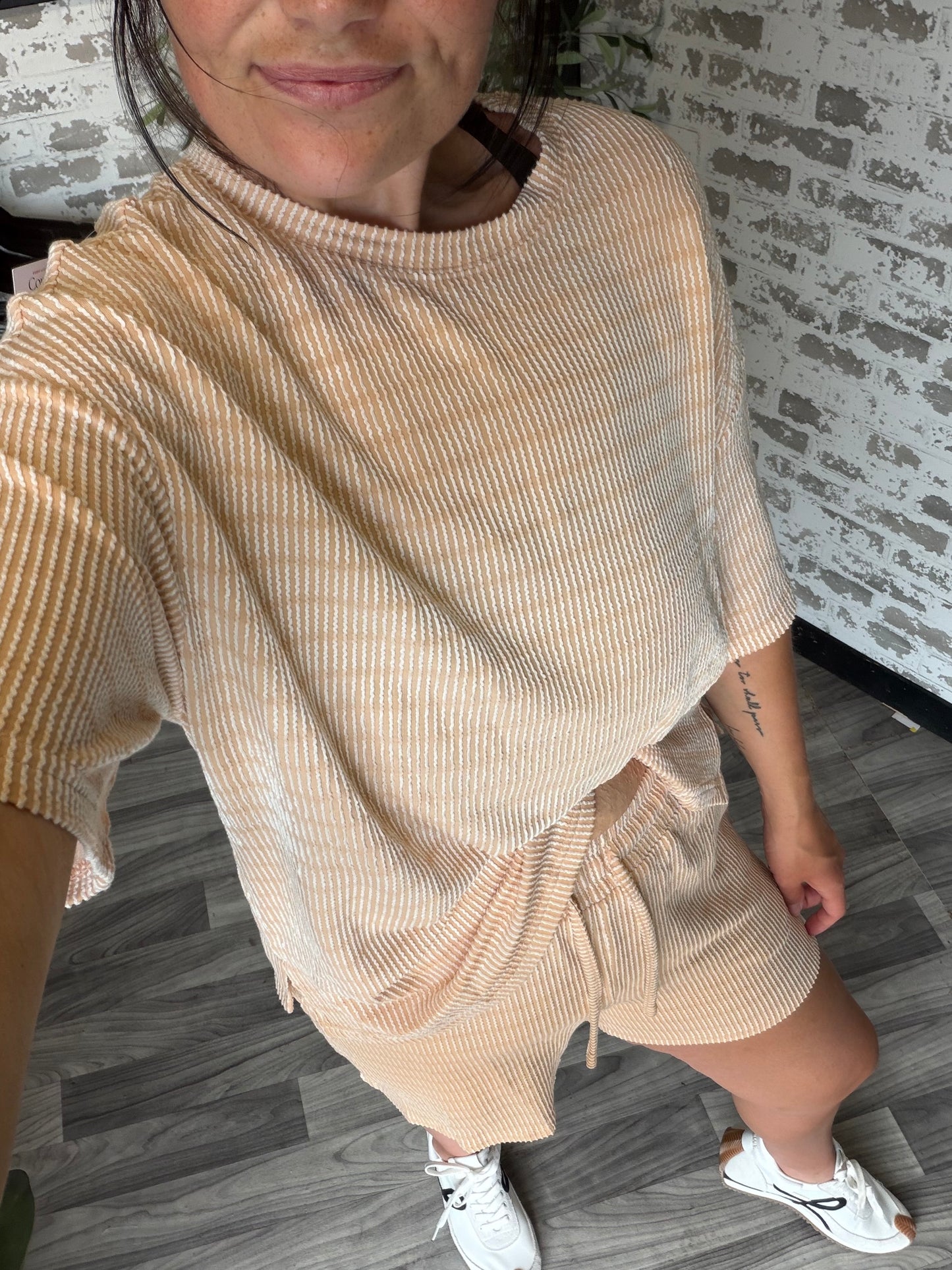 Tan Textured Set