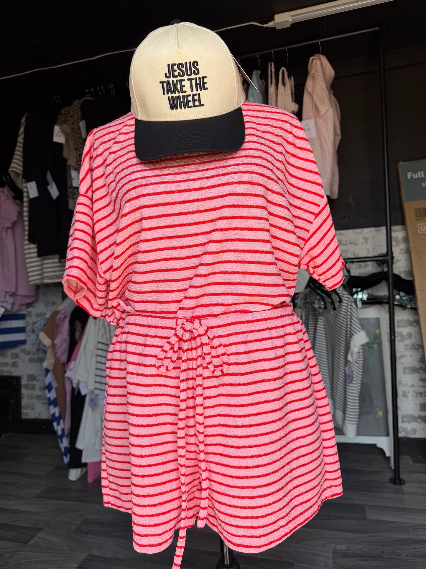 Pink Stripe Set